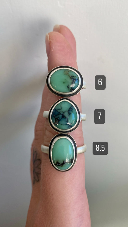 EMERALD BASIN VARISCITE RINGS