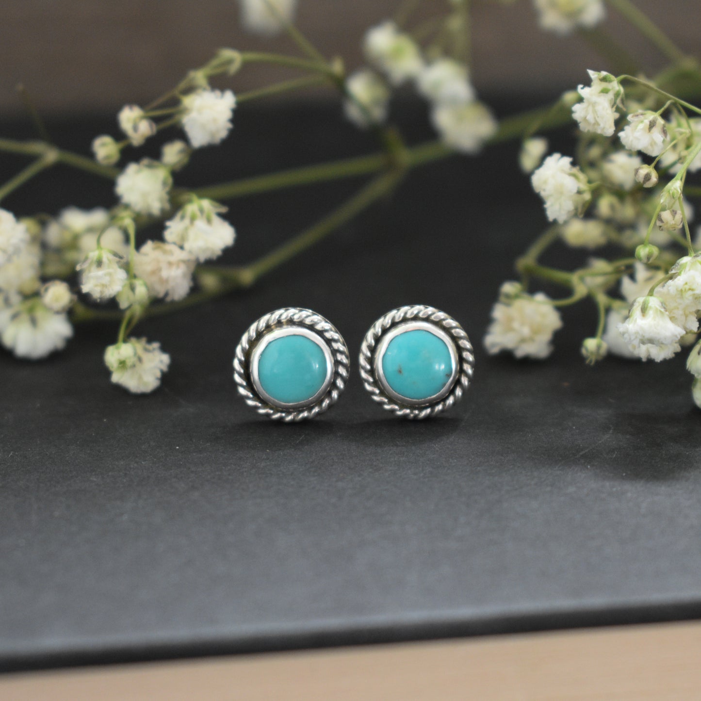 SONORAN GEM TURQUOISE STUDS No.2