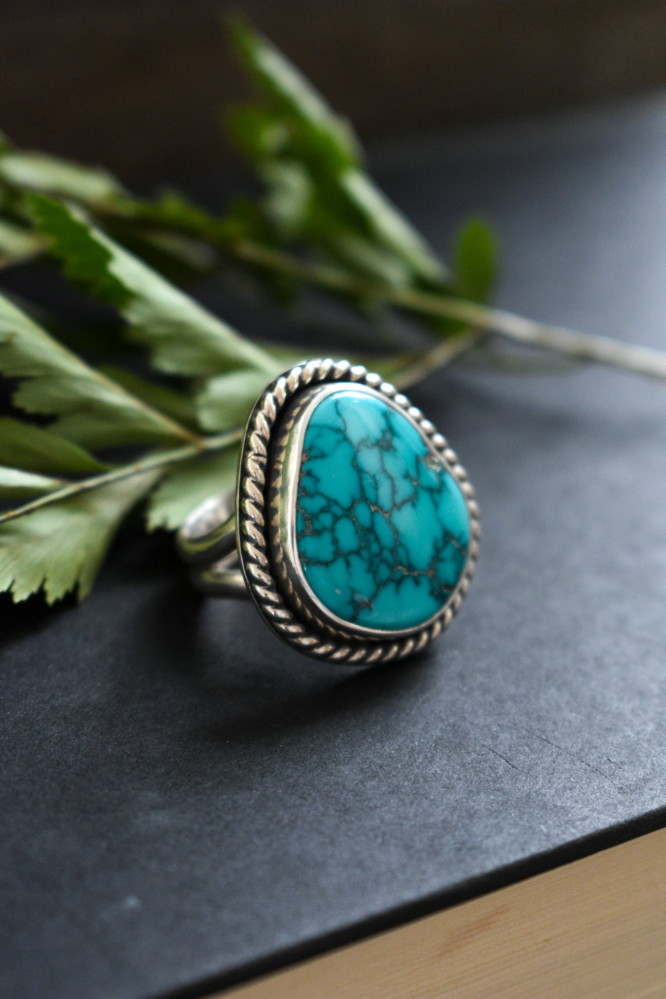 HUBEI TURQUOISE RING SIZE 8.5