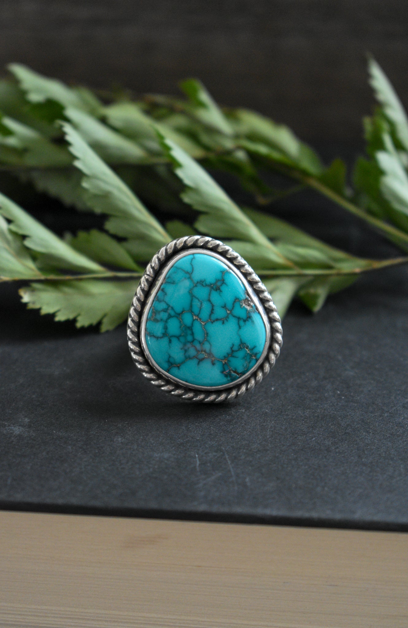 HUBEI TURQUOISE RING SIZE 8.5