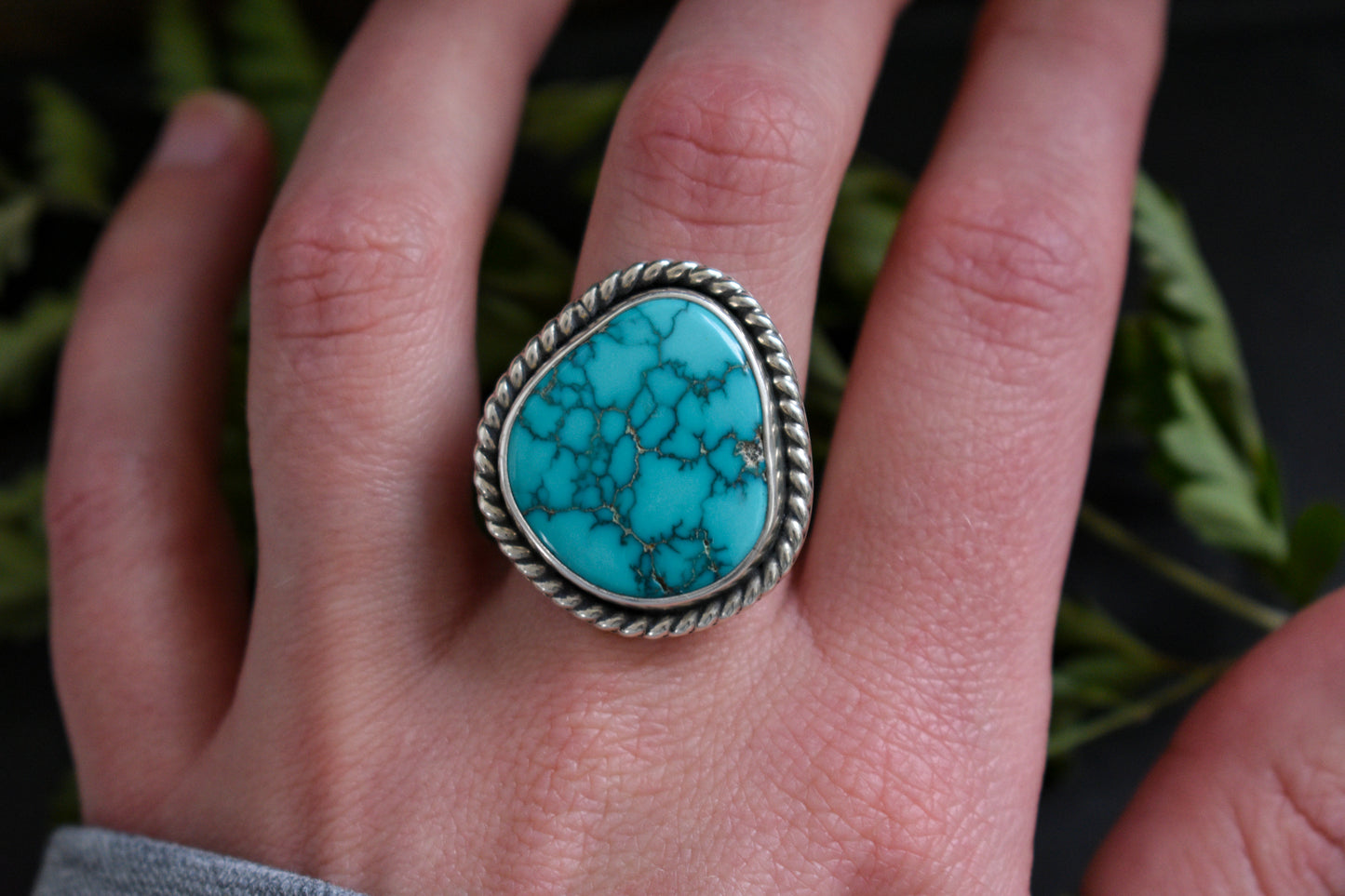 HUBEI TURQUOISE RING SIZE 8.5